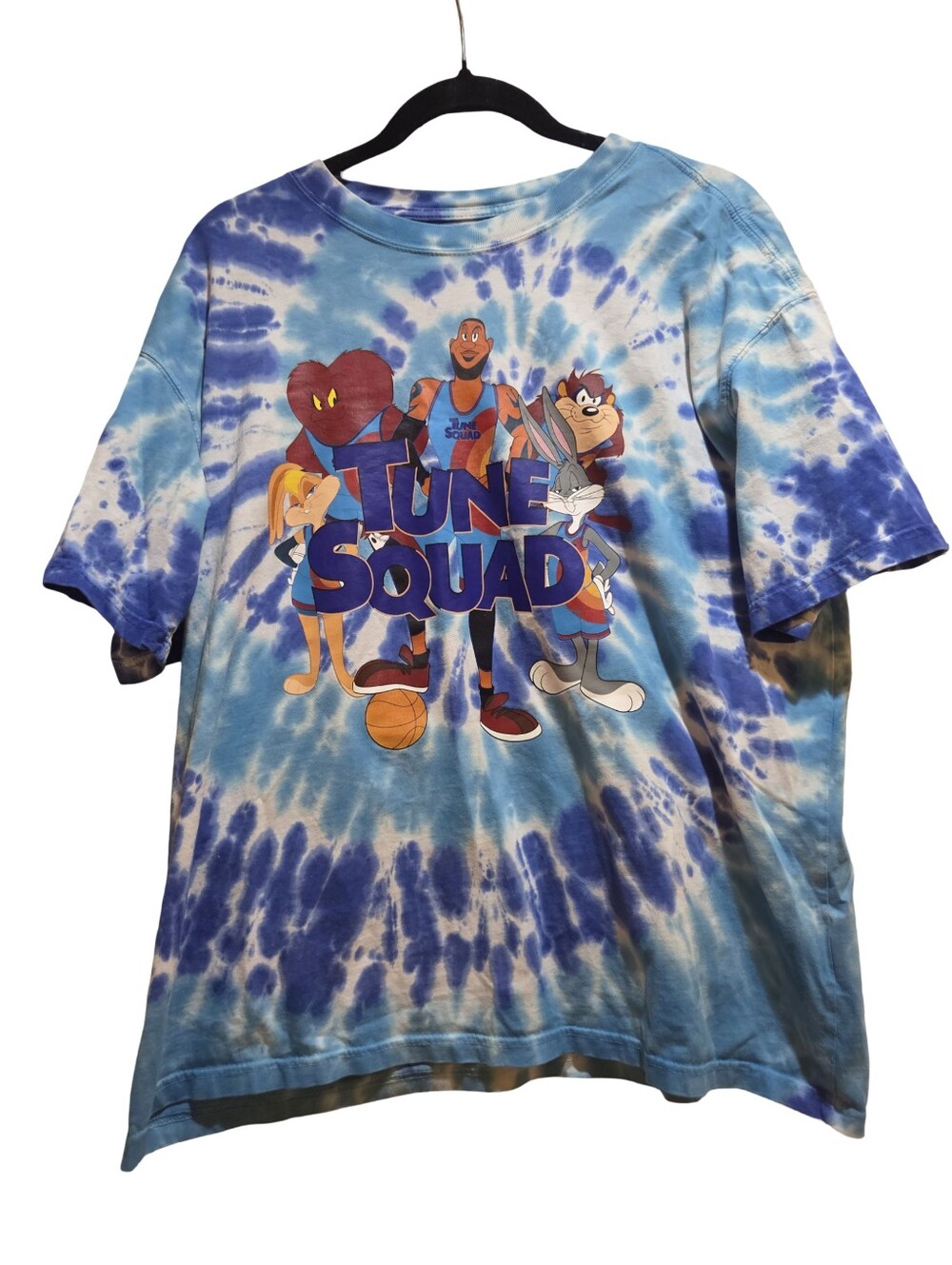 Nike x Space Jam LeBron James Toon Squad Tie Dye T-Shirt Men's Medium GUC